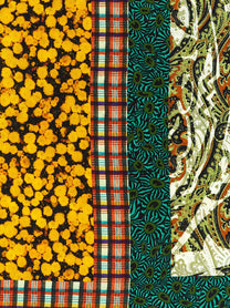 Dries Van Noten Flora Scarf Gold