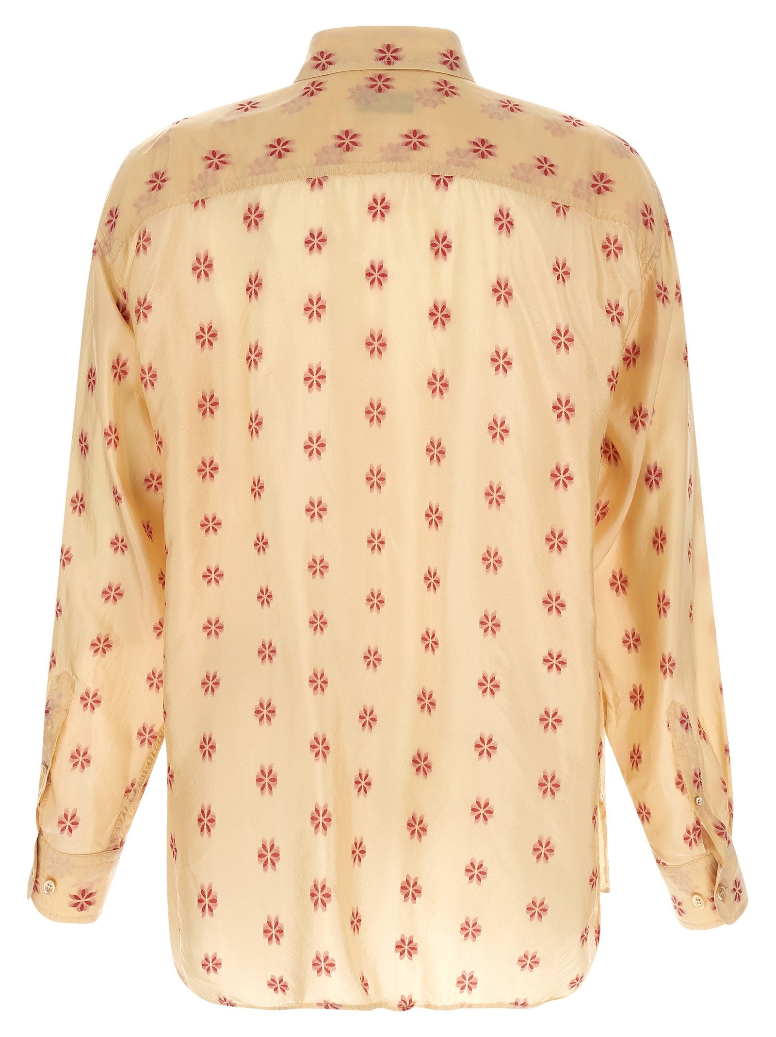 Dries Van Noten Floral Croom Shirt Gold