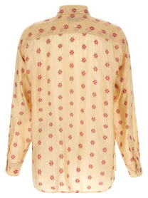 Dries Van Noten Floral Croom Shirt Gold