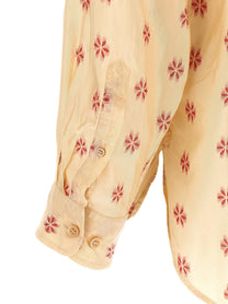 Dries Van Noten Floral Croom Shirt Gold