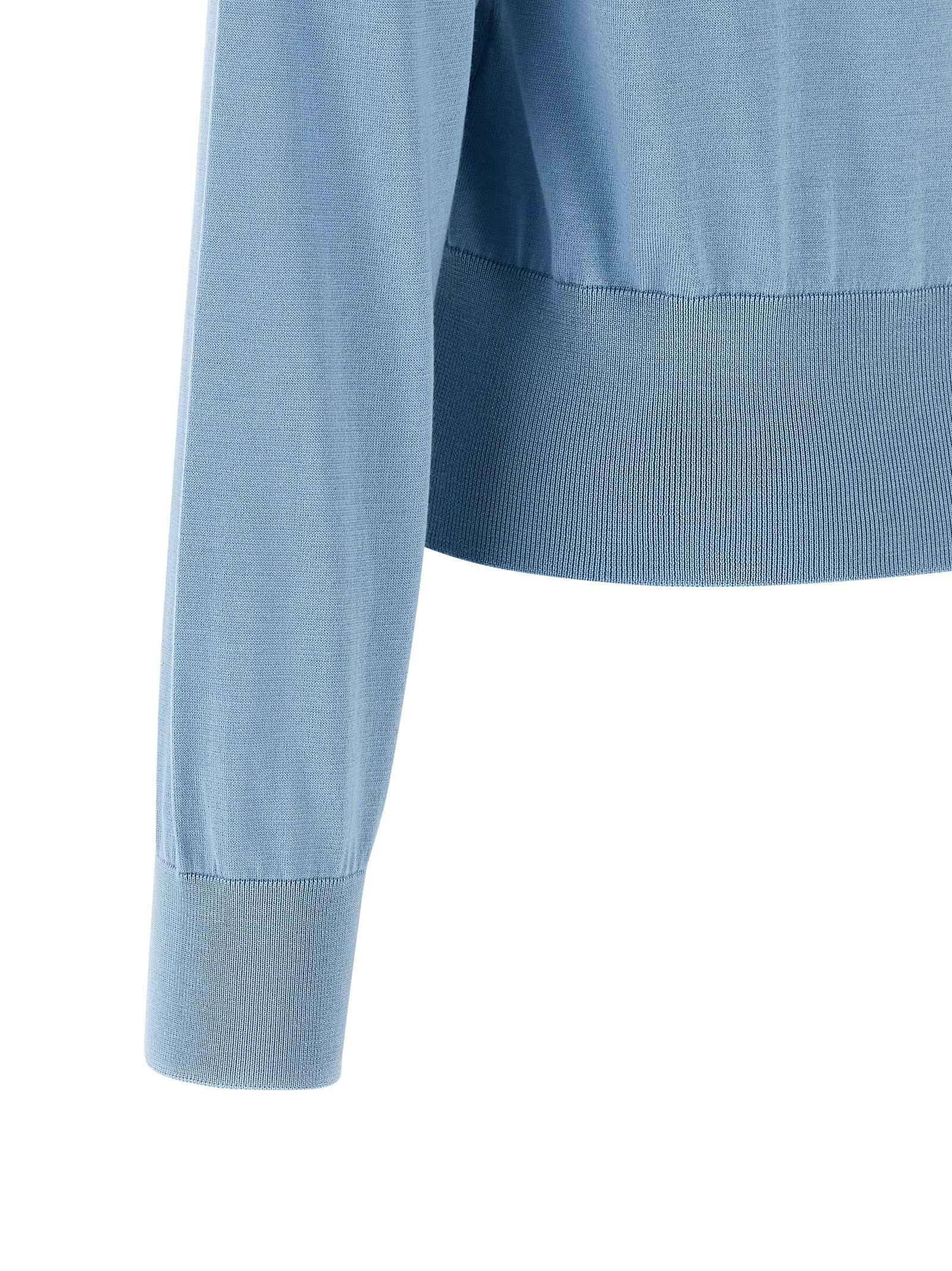 Dolce &amp; Gabbana Floral Embroidery Cardigan Blue