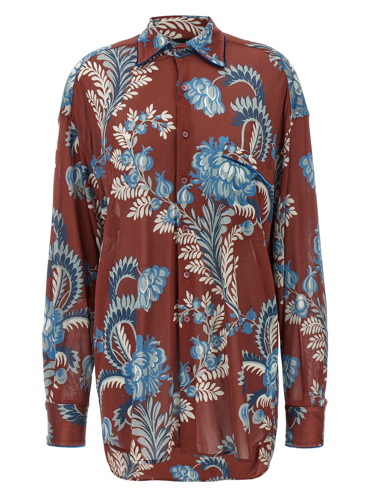 ETRO Floral Foliage Shirt Gold