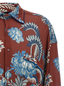 ETRO Floral Foliage Shirt Gold