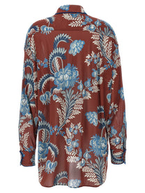 ETRO Floral Foliage Shirt Gold