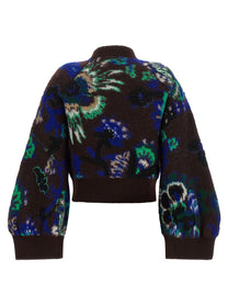 Sacai Floral Jacquard Blouson Brown