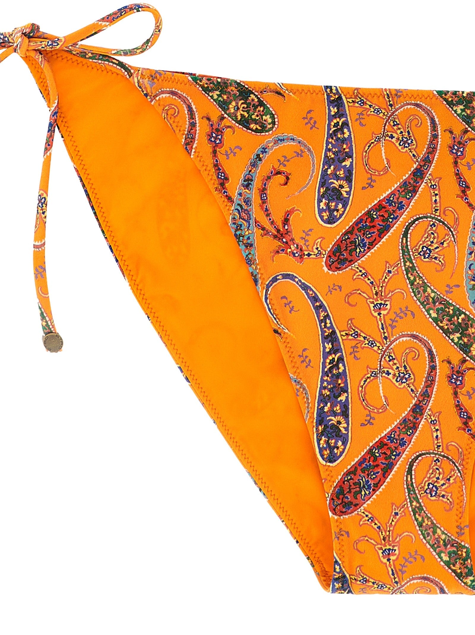 ETRO Floral Paisley Bikini Orange