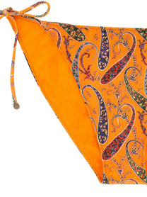 ETRO Floral Paisley Bikini Orange