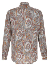 ETRO Floral Paisley Shirt Gold