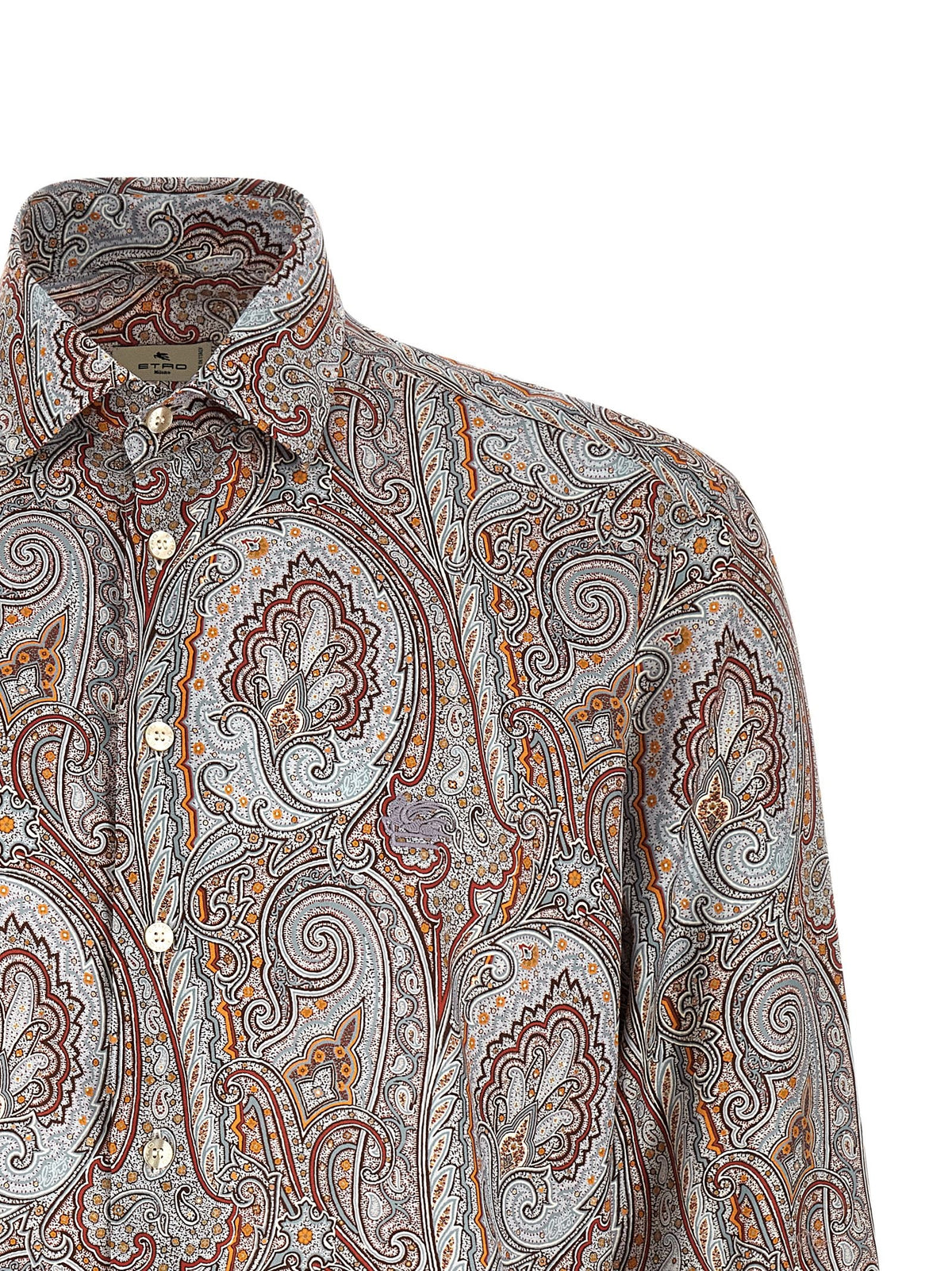 ETRO Floral Paisley Shirt Gold