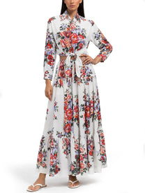 Dolce &amp; Gabbana Women's Floral Print Crop Shirt White