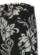 Sacai Floral Print Trousers White, view 4