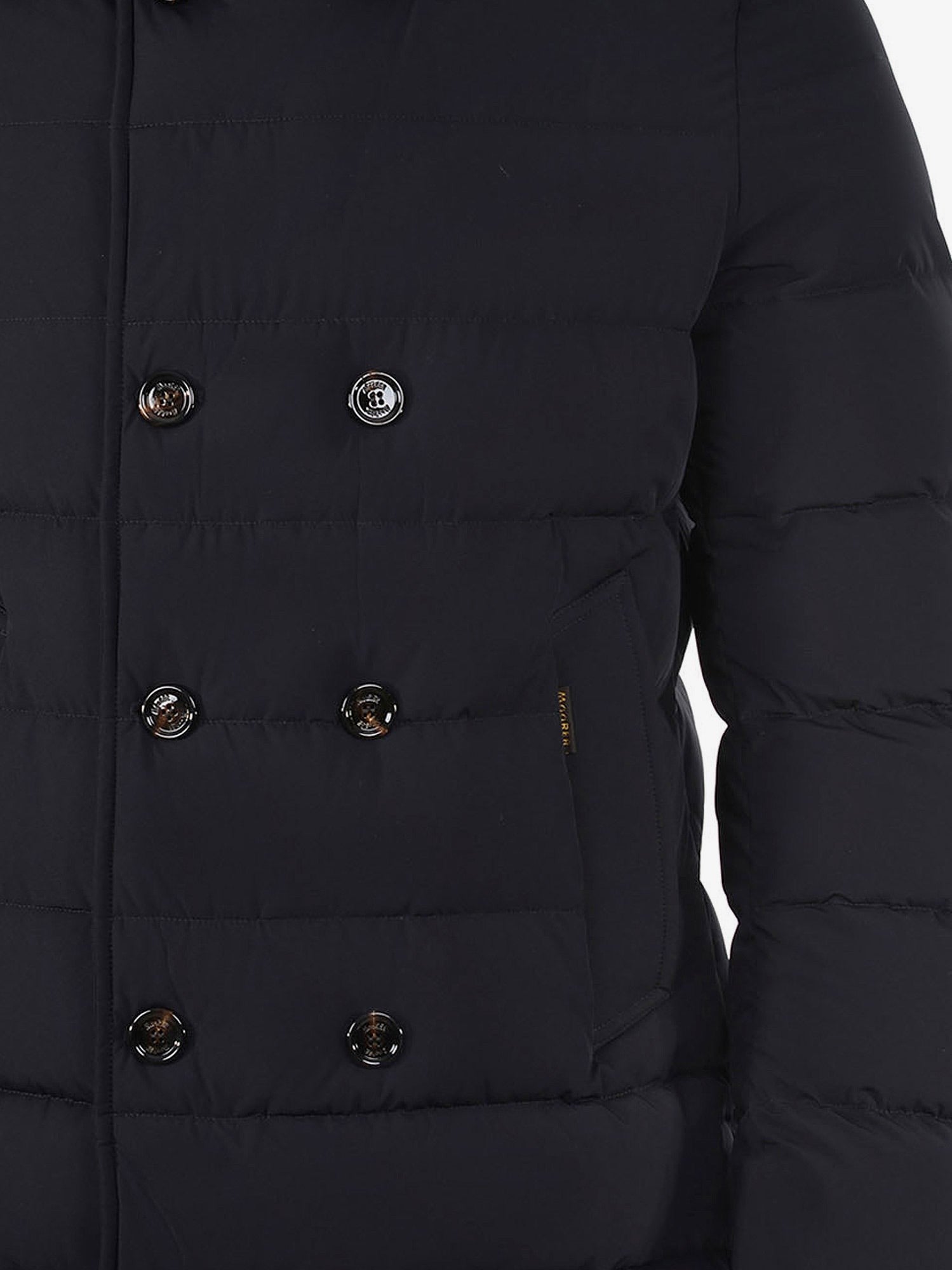 MooRER Men's Florio Kn Padded and Quilted Down Jacket Blue