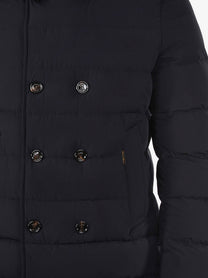 MooRER Men's Florio Kn Padded and Quilted Down Jacket Blue