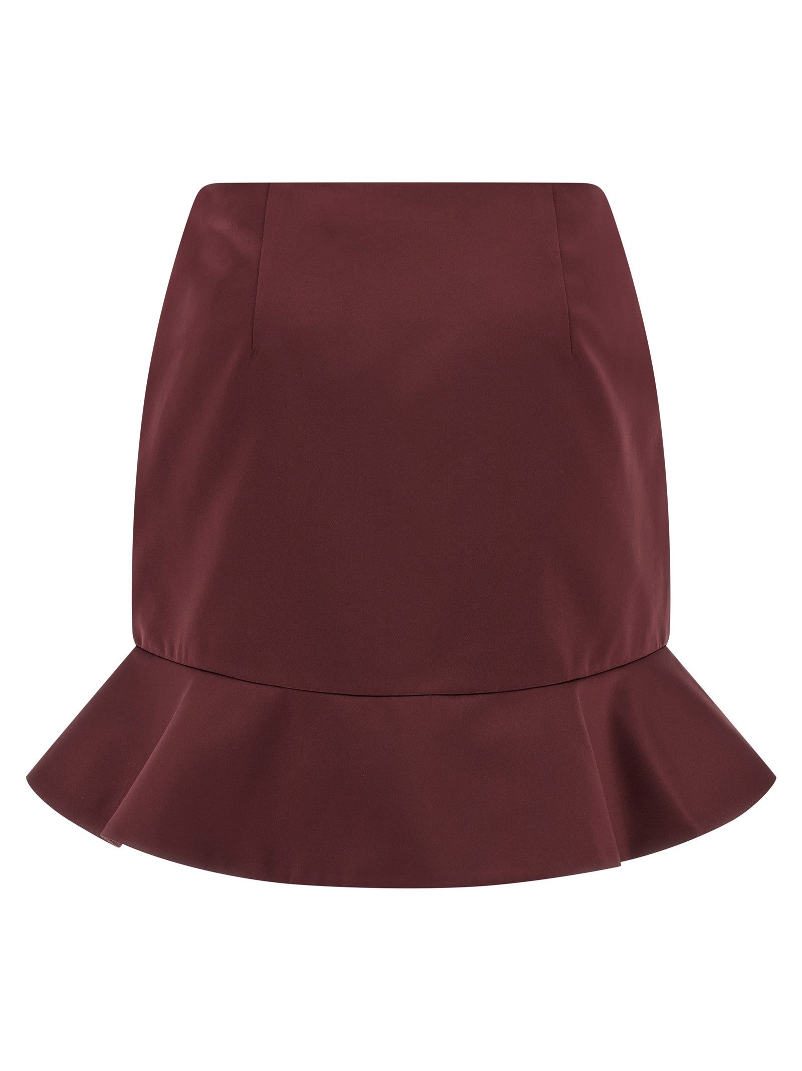 Rotate Birger Christensen Flounced Skirt Red