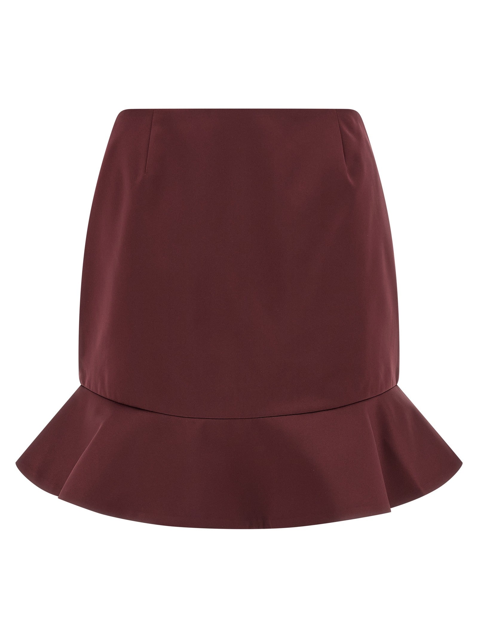 Rotate Birger Christensen Flounced Skirt Red