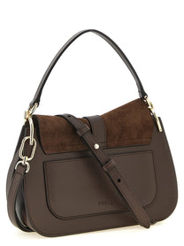 Furla Flow Buckle Handbag Brown