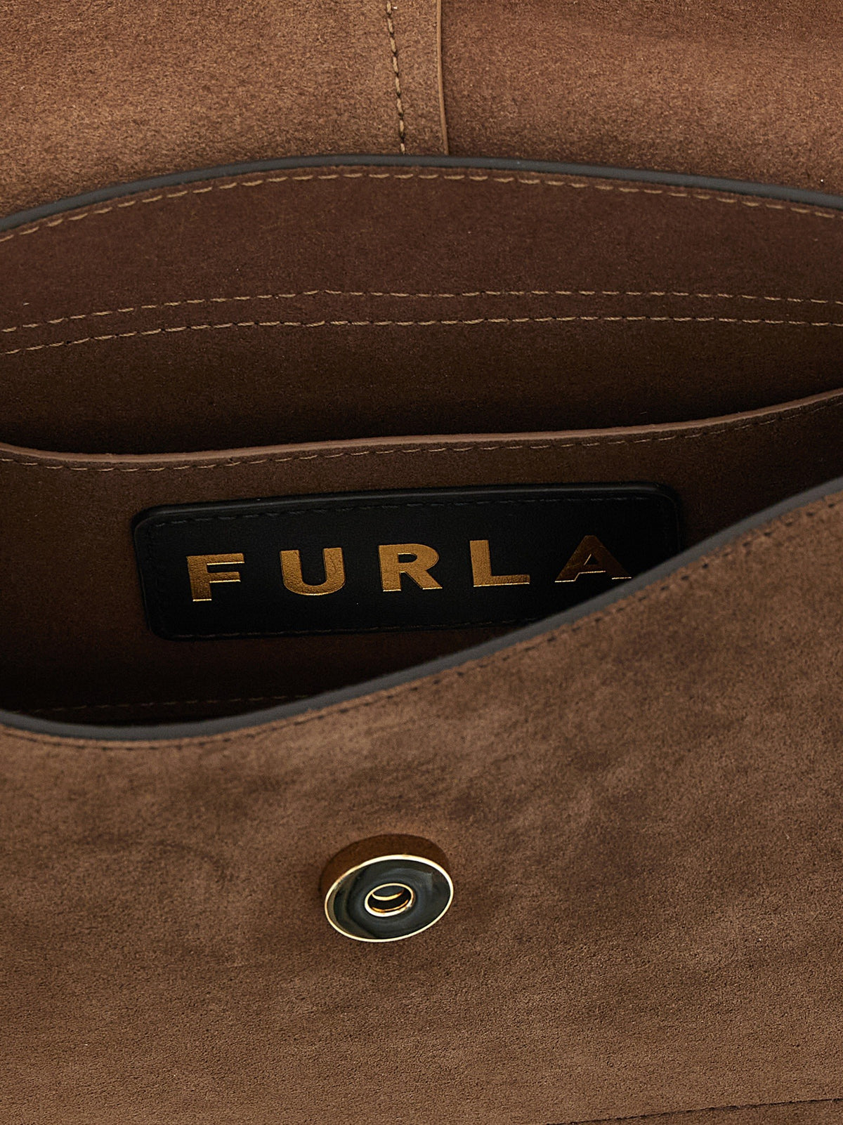 Furla Flow Buckle Handbag Brown, view 4