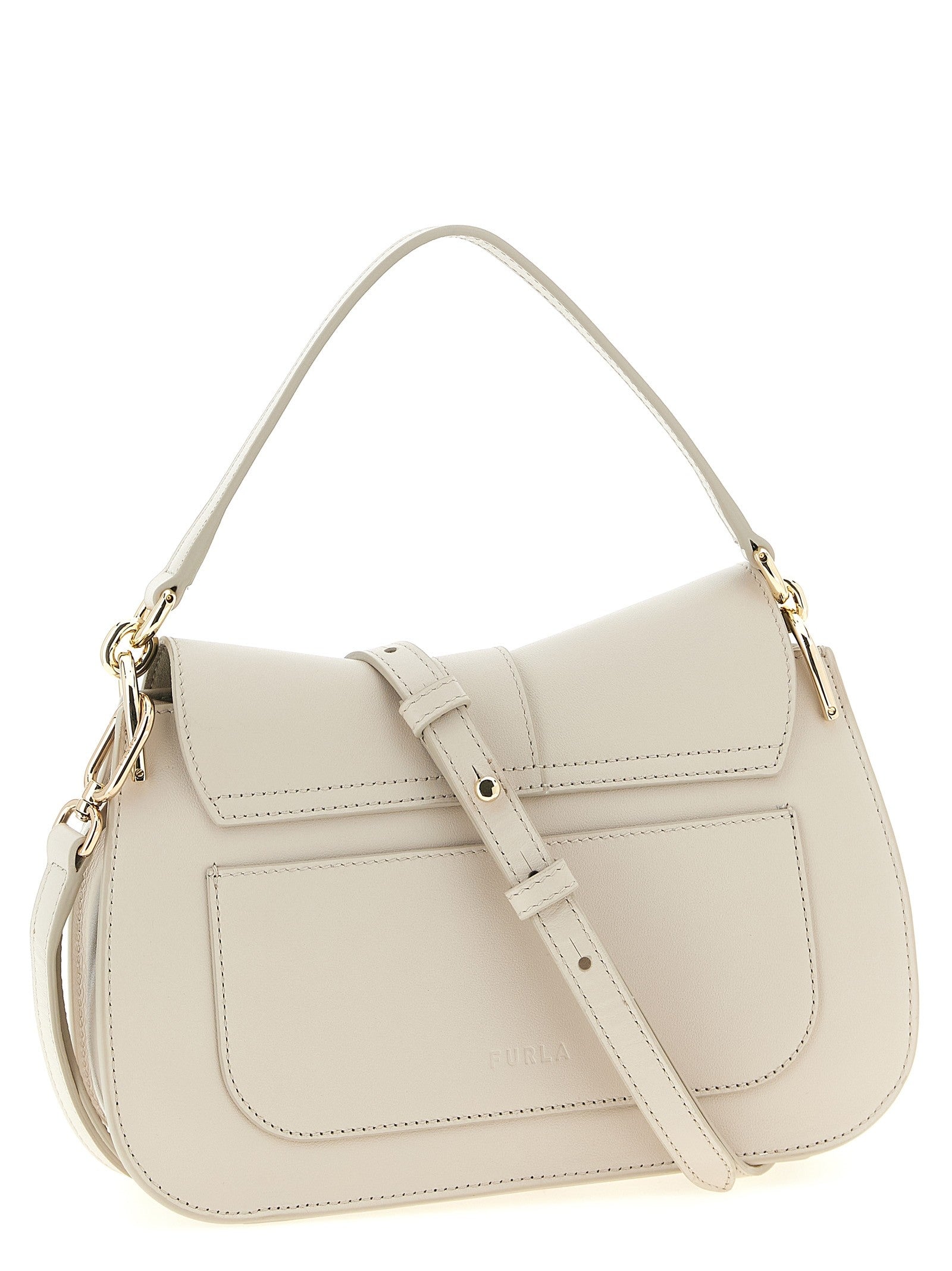 Furla Flow Shoulder Bag Beige