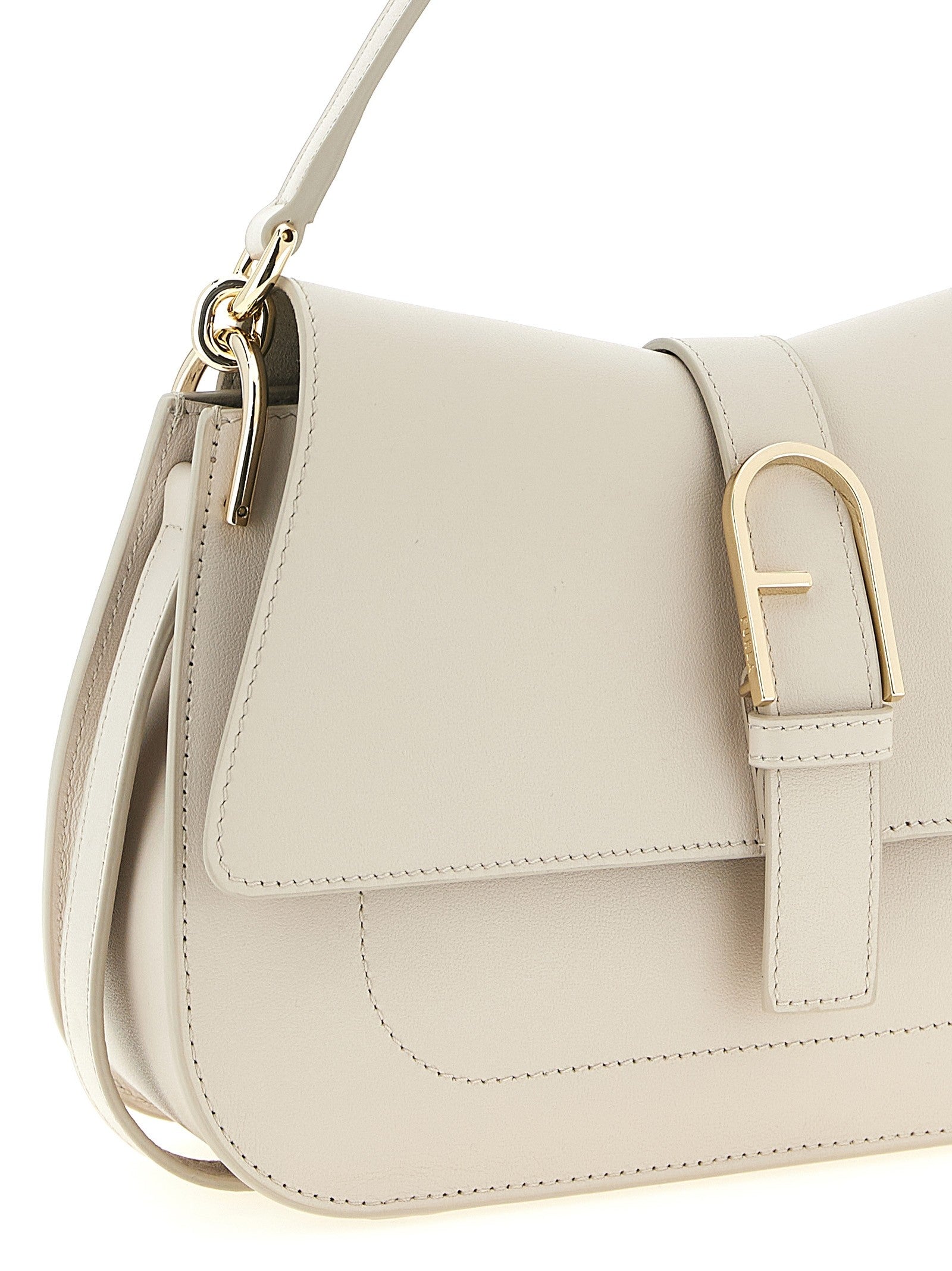 Furla Flow Shoulder Bag Beige