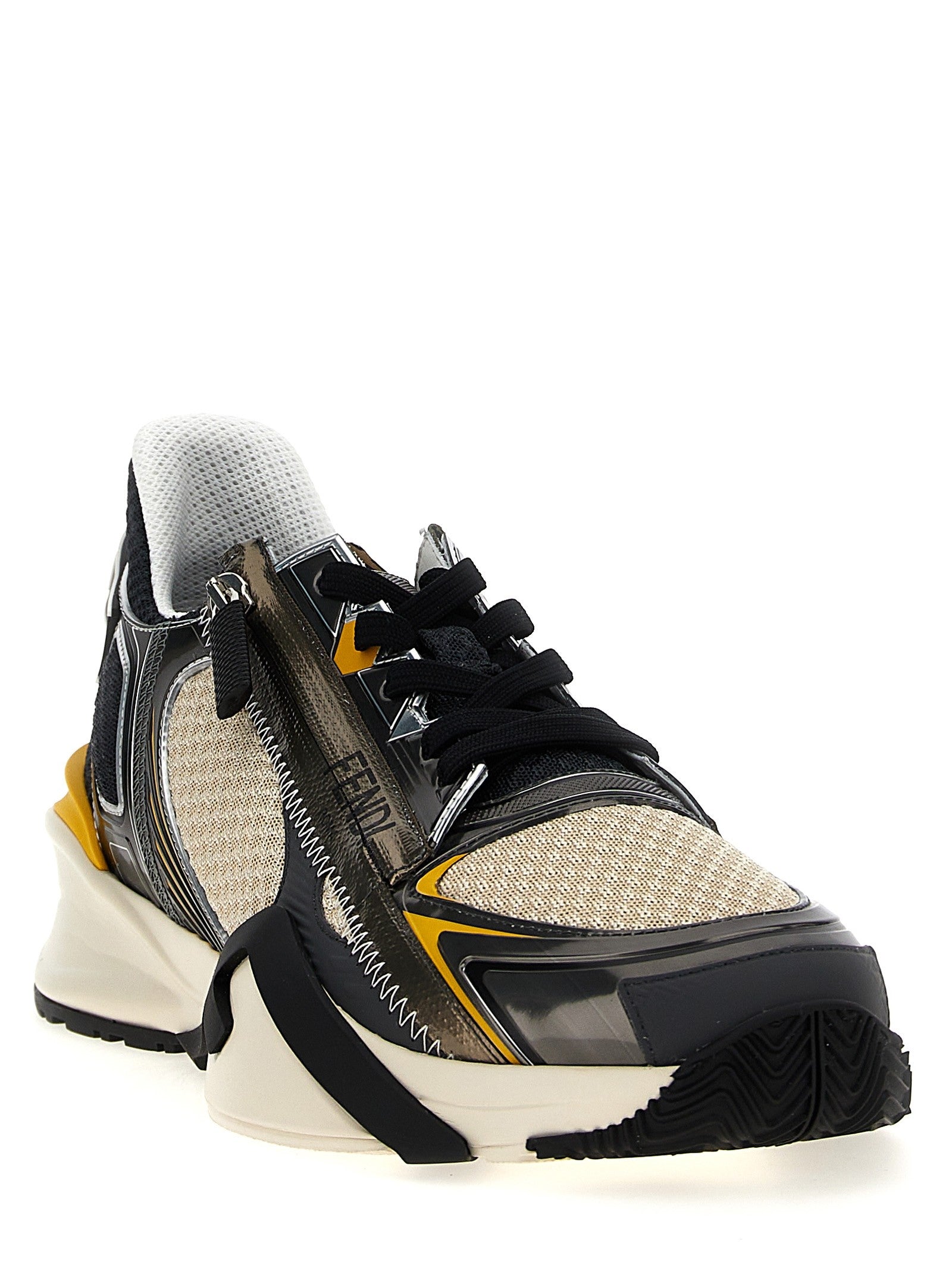 Fendi Flow Sneakers Gold