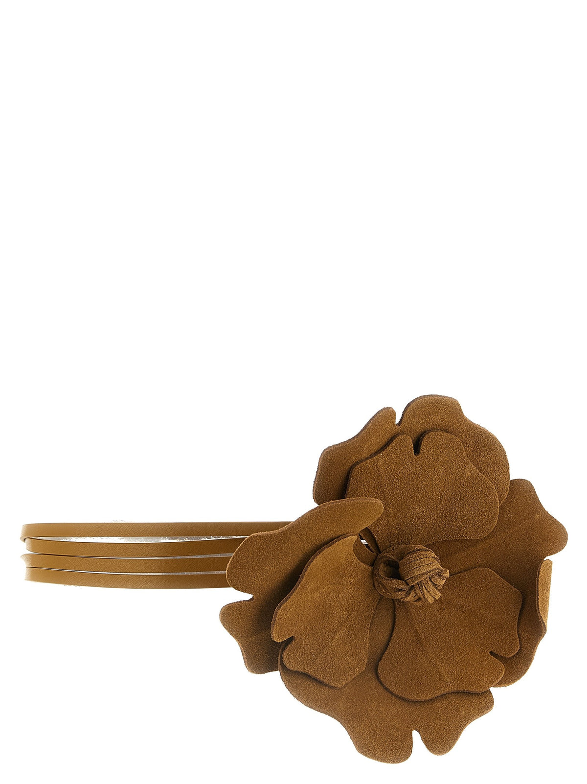 Pinko Flower Belt Brown