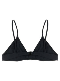 Coperni Flower Bikini Top Black
