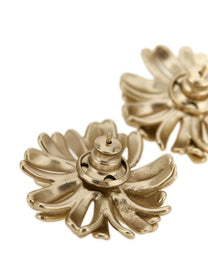 Dries Van Noten Flower Earrings Gold