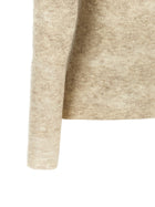 Brunello Cucinelli Flower Lace Sweater Beige, view 4