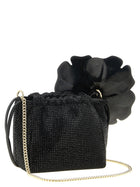Pinko Flower Pouch Black