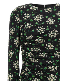 Dolce &amp; Gabbana Flower Print Dress Black
