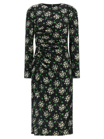 Dolce &amp; Gabbana Flower Print Dress Black