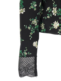 Dolce &amp; Gabbana Flower Print Top Black