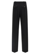 Elisabetta Franchi Fluid Cady Pants Black, view 2