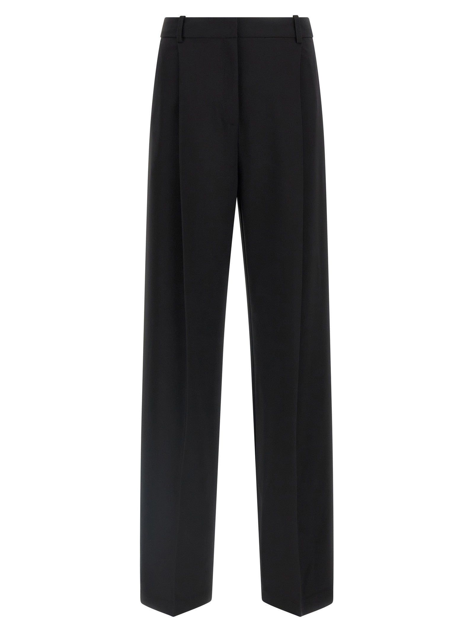 Elisabetta Franchi Fluid Cady Pants Black