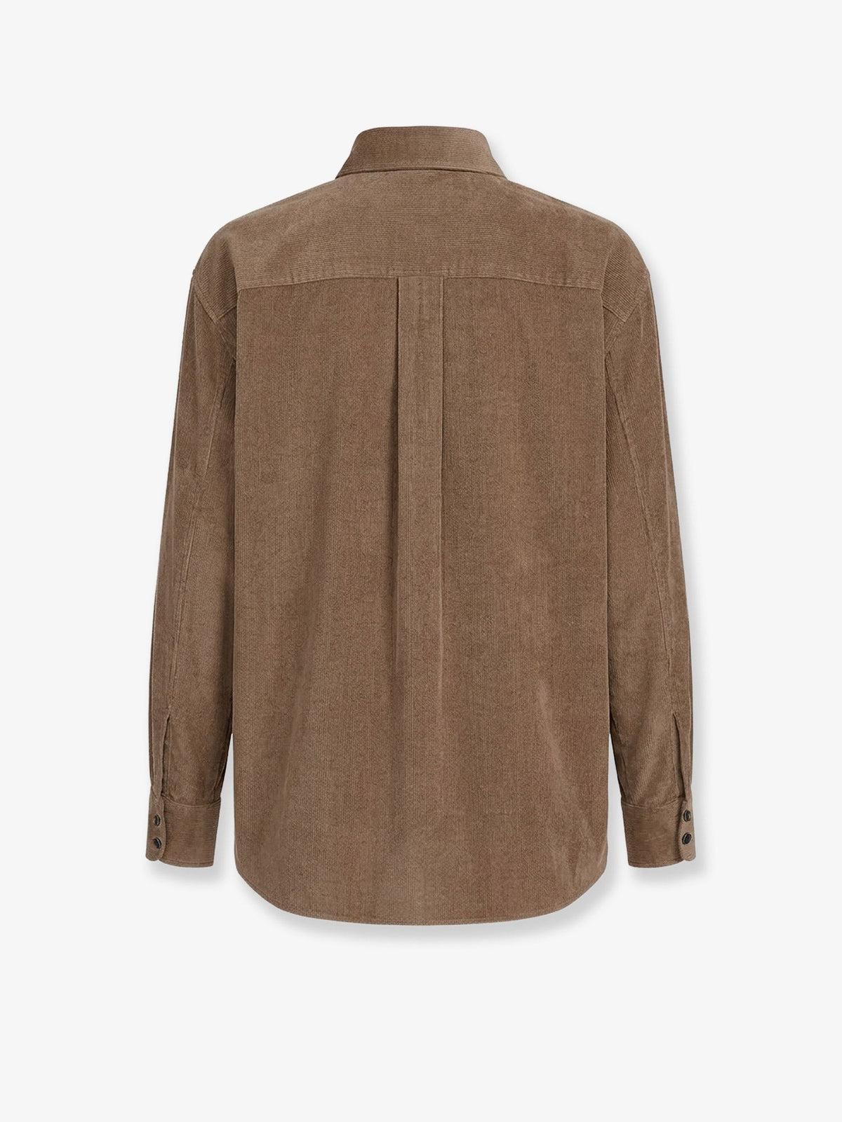 Brunello Cucinelli Women's Fluid Corduroy Shirt Brown