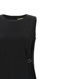 Herno Fluid Diagonal Dress Black