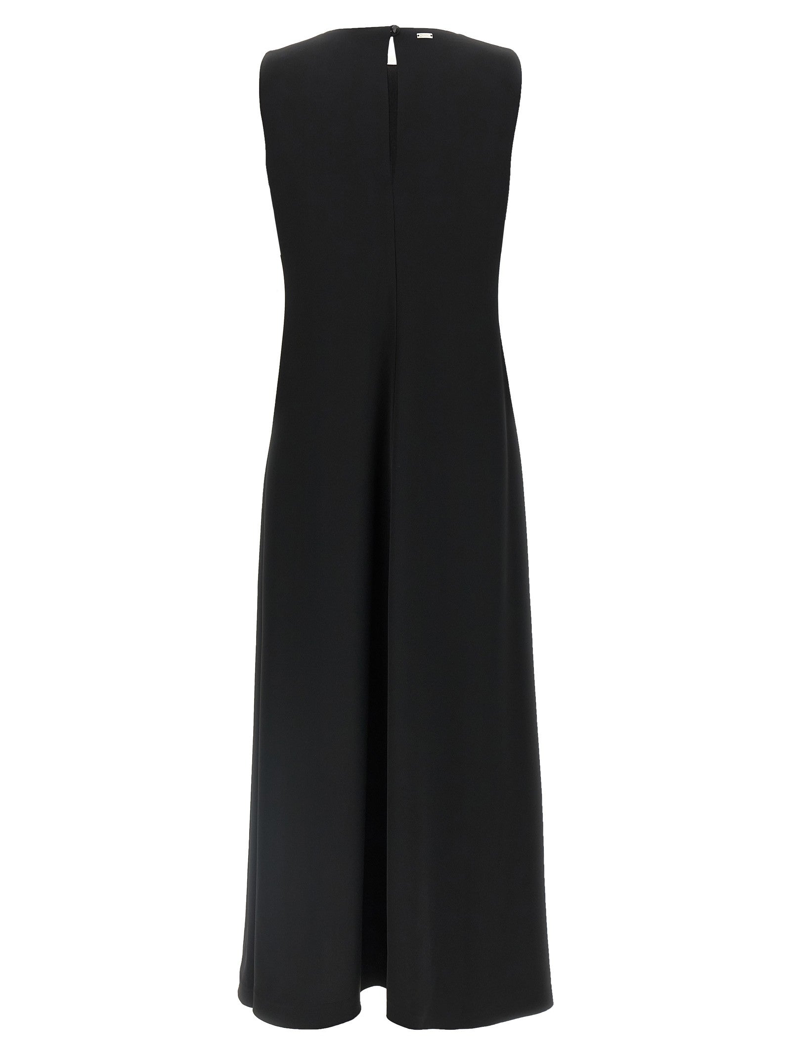 Herno Fluid Diagonal Dress Black
