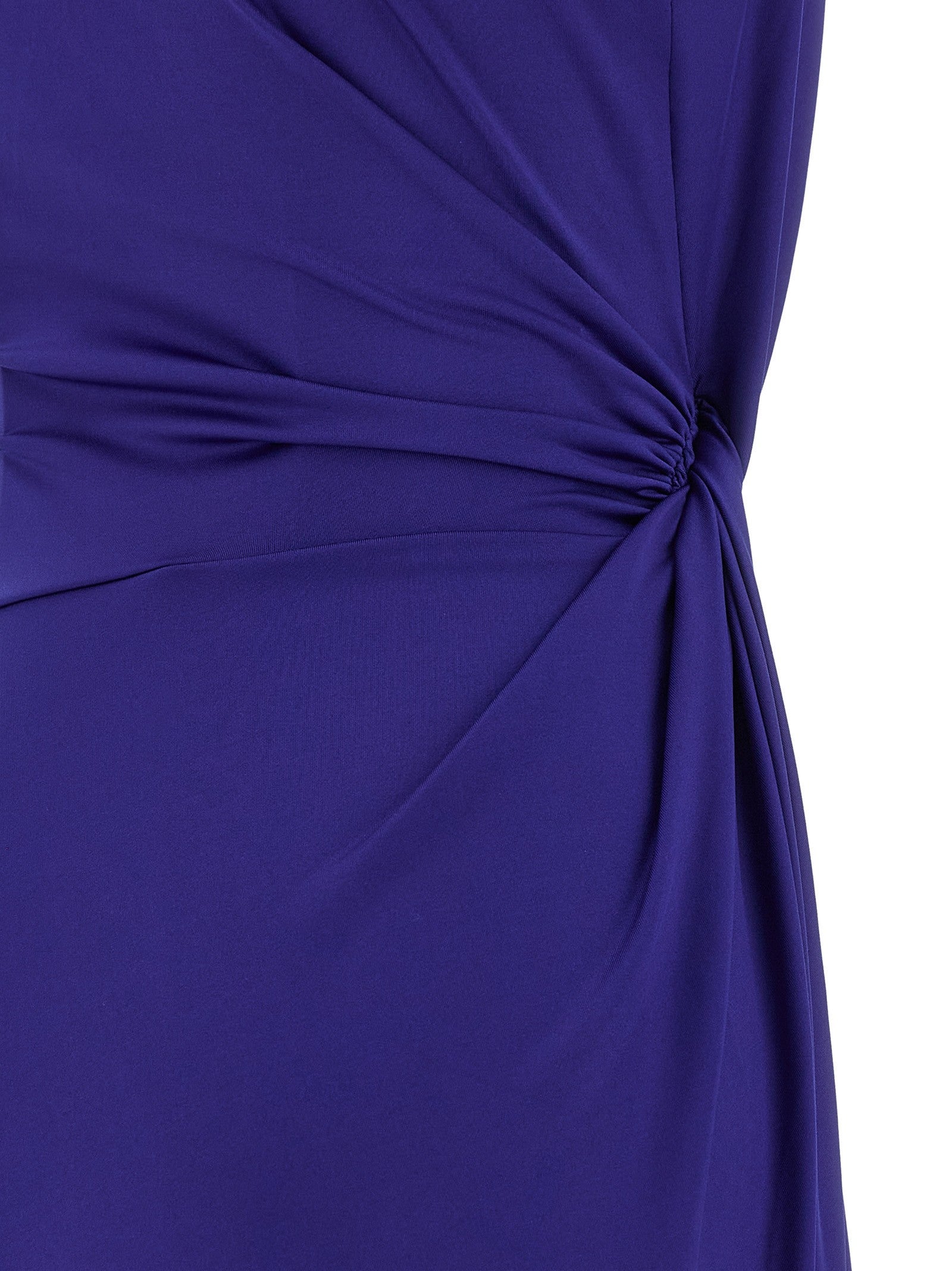 Victoria Beckham Fluid Drape Dress Blue