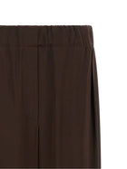Jil Sander Fluid Viscose Pants Brown, view 3