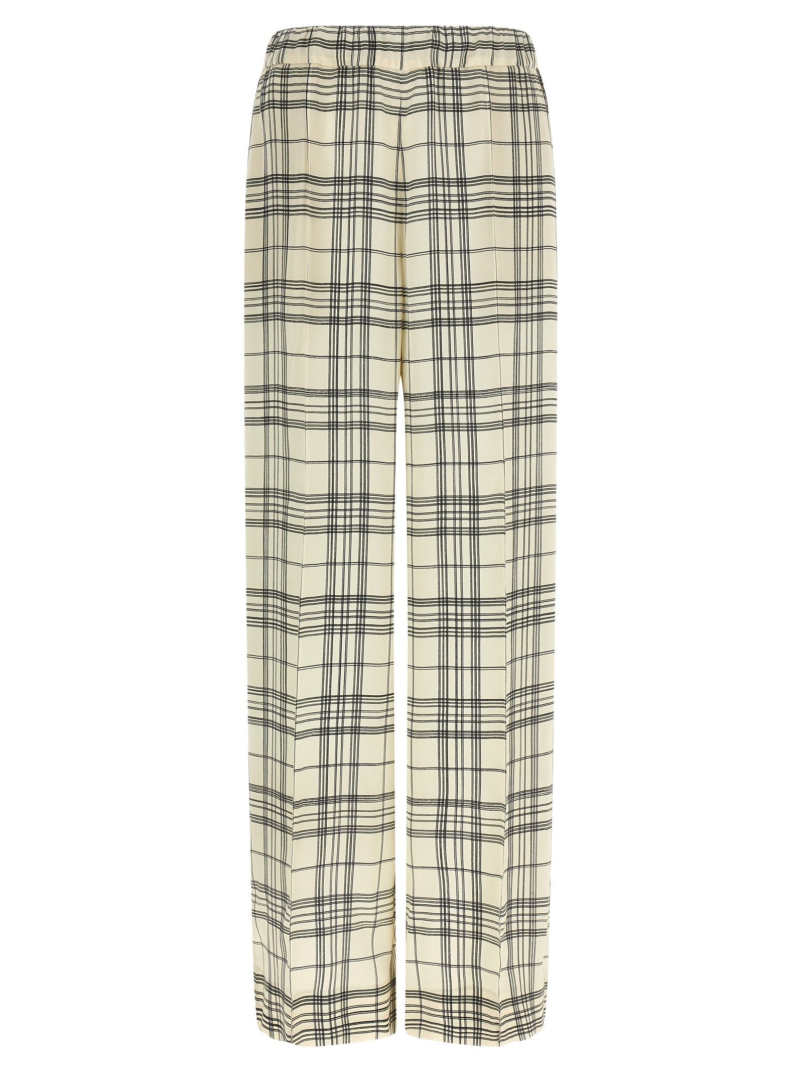 Jil Sander Fluid Viscose Pants Beige