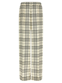 Jil Sander Fluid Viscose Pants Beige