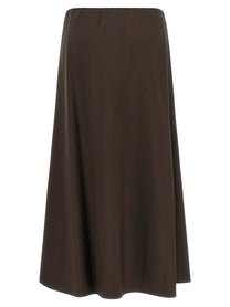 Brunello Cucinelli Flute Skirt Brown