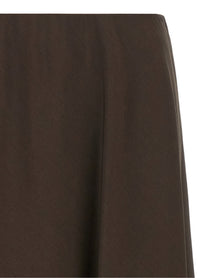 Brunello Cucinelli Flute Skirt Brown
