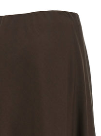 Brunello Cucinelli Flute Skirt Brown