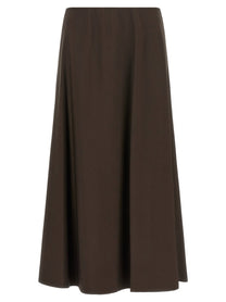 Brunello Cucinelli Flute Skirt Brown