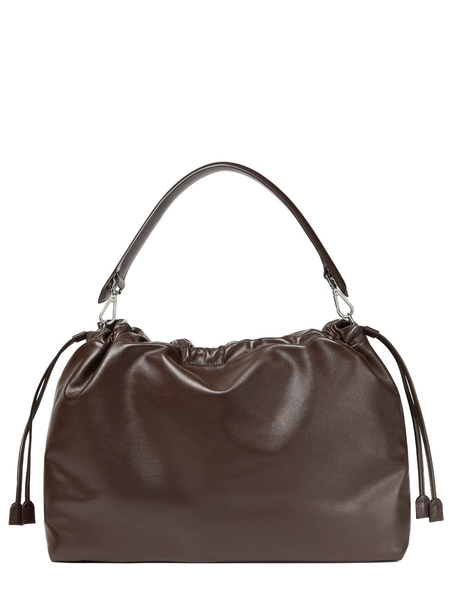 Fendi Unisex Flux Messenger Bag Brown