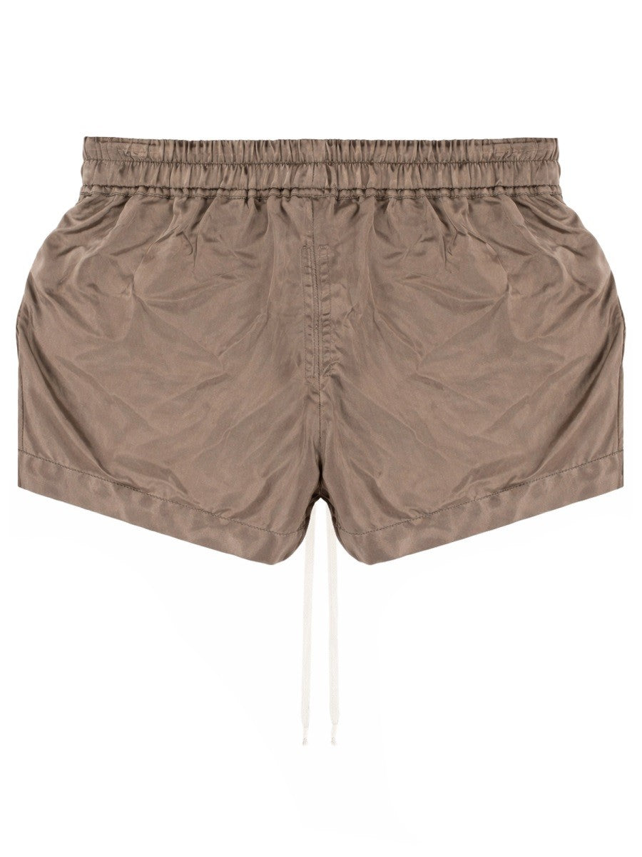 Rick Owens Women's Fog Boxers Shorts Brown