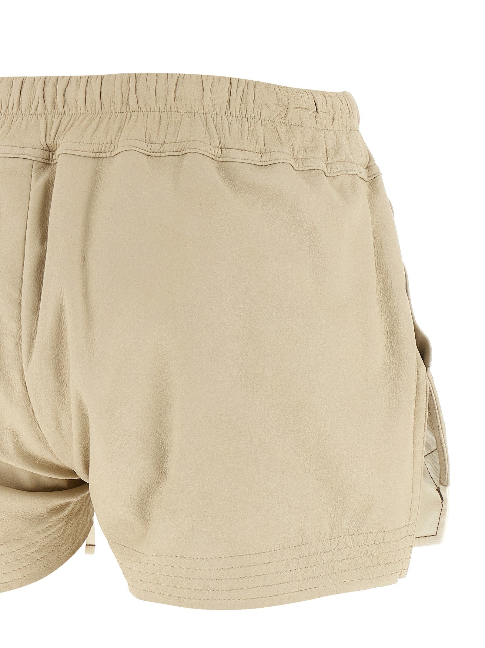 Rick Owens Fog Boxers Shorts Beige