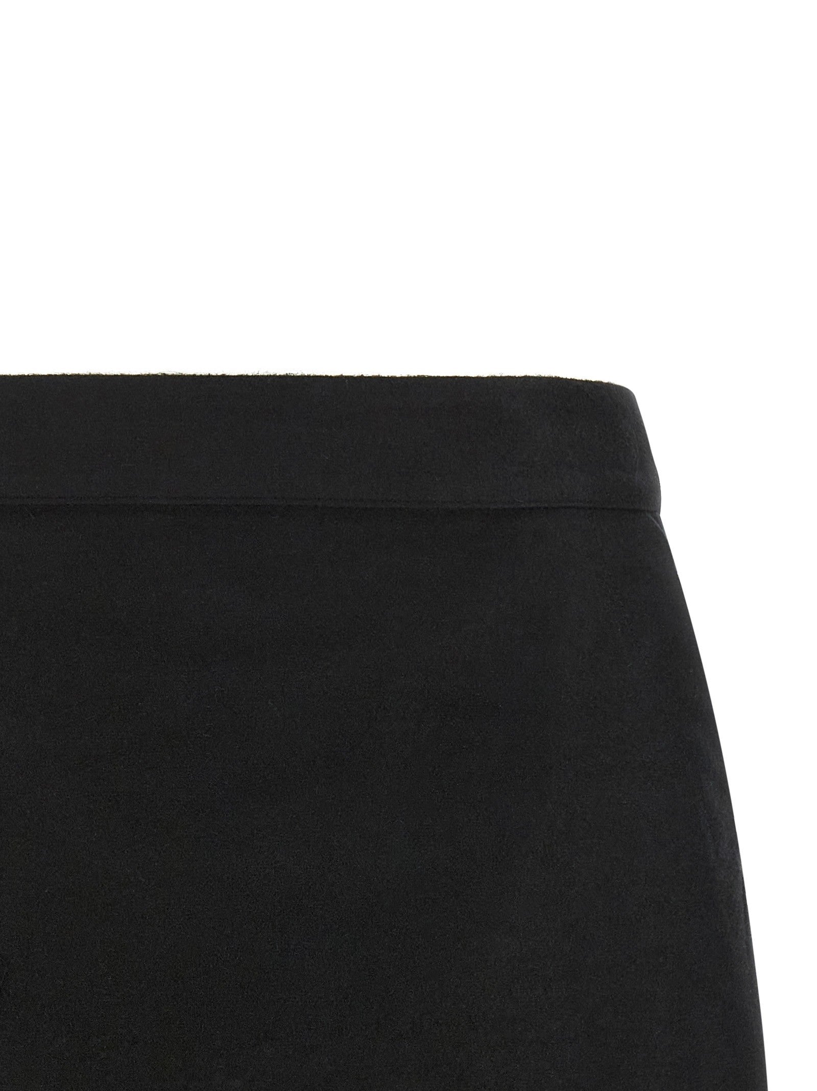 Rick Owens Fog Cutoff Skirt Black