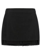 Rick Owens Fog Cutoff Skirt Black